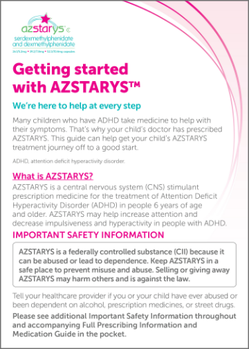 AZSTARYS® Getting Started Brochure